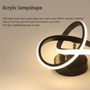 Modern gold & white led strip ceiling lights for living room