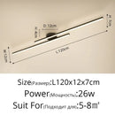 Modern minimalist brushed metallic led strip chandelier aisle light
