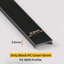 DecorBites™ LED Strip Channel Diffuser for Flexible Replaceable LED Aluminum Profile Light Cover