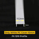 DecorBites™ LED Strip Channel Diffuser for Flexible Replaceable LED Aluminum Profile Light Cover