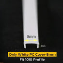 DecorBites™ LED Strip Channel Diffuser for Flexible Replaceable LED Aluminum Profile Light Cover
