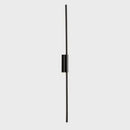 Modern minimalist black & gold led strip copper wall lamp bedroom