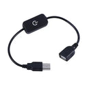 DecorBites™ LED Strip Lights Dimmer Switch USB Cable with Rotary/Touch Controller