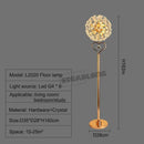 Decorbites led sunflower crystal gold floor lamp for living room