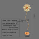 Decorbites led sunflower crystal gold floor lamp for living room