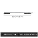 Modern black linear surface mounted ceiling light living room