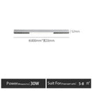 Modern black linear surface mounted ceiling light living room