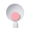 Modern pink & black circular led table lamp bedroom lighting
