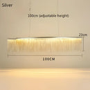 DecorBites™ LED Tassel Chandeliers | Waterfall Hanging Pendant Light | Modern Art Decor Lighting