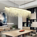 DecorBites™ LED Tassel Chandeliers | Waterfall Hanging Pendant Light | Modern Art Decor Lighting