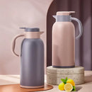 Modern gray & pink led temperature display thermo bottle kitchen jug