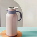 Modern gray & pink led temperature display thermo bottle kitchen jug