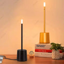 Minimalist matte led touch table lamp bedroom portable light