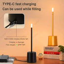 Minimalist matte led touch table lamp bedroom portable light