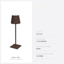 Minimalist pastel led touch table lamp for bedroom usb charging