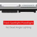Modern black decorbites led track lamps living room spotlight system