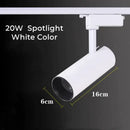 Modern black decorbites led track lamps living room spotlight system