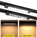 Modern black decorbites led track lamps living room spotlight system