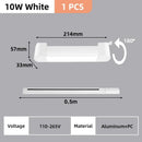 Modern black led track light set living room ceiling fixture