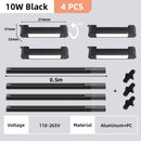 Modern black led track light set living room ceiling fixture