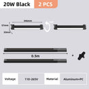 Modern black led track light set living room ceiling fixture