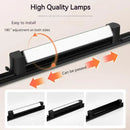 Modern black led track light set living room ceiling fixture