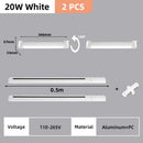 Modern black & white led track light set living room spotlight