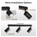 DecorBites™ LED Track Spot Light GU10 Bulb Replacement Spotlight for Bedroom Corridor Shop
