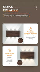 DecorBites™ Led Wall Sconce Battery Operated
