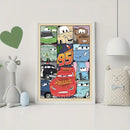 DecorBites™ Lightning McQueen Art Prints - Cars Movie Theme