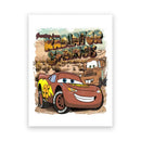 DecorBites™ Lightning McQueen Cartoon Car Art Prints