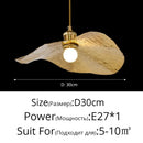 Gold hammered lotus flower pendant light for dining room