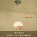 DecorBites™ Lotus Glass Pendant Lamp: Elegant Pink Lotus Lighting for Home Decor