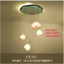 DecorBites™ Lotus Glass Pendant Lamp: Elegant Pink Lotus Lighting for Home Decor