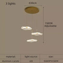 Modern gold lotus leaf pendant light dining room chandelier