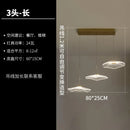 Modern white and gold lotus leaf chandelier living room pendant light