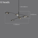 DecorBites™ Lotus Leaf Glass Ceiling Chandelier for Bedroom Living Room Hall Lighting
