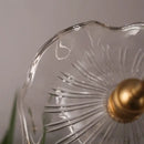 Japanese brass leaf glass led pendant light dining room