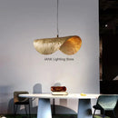 DecorBites™ Lotus Leaf Hat Pendant Lamp: Elegant Copper Design for Living Room, Restaurant, Bar.