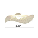 Modern minimalist white lotus leaf led chandelier living room pendant light
