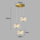 DecorBites™ Lotus Leaf Pendant Light, LED Chandelier for Restaurant and Bedroom