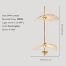 DecorBites™ Lotus Leaf Pendant Lights for Ceiling Staircase Chandelier - Modern LED Hanging Lamps