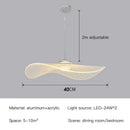 DecorBites™ Lotus Leaf Pendant Lights: Modern Acrylic Charm for Home Decor