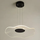 Modern white mesh lotus leaf pendant light for living room