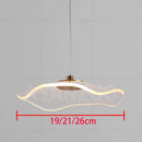 DecorBites™ Lotus Leaf Single Pendant Lamp: Modern LED Nordic Art Decor for Various Rooms