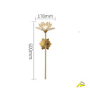 DecorBites™ Lotus LED Crystal Wall Lamp: Chinese Style Bedroom & Living Room Decor