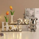 DecorBites™ Love Bear 3D Ceramic Christmas Decoration Ornaments Festive Gift
