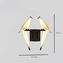 DecorBites™ Love Bird Chandelier Lighting - White Gold Designer Lustre for Dining Room
