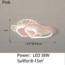 DecorBites™ Love Ceiling Lamp: Modern Adjustable LED Chandelier for Boys & Girls Room