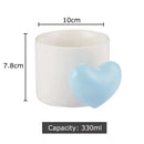 DecorBites™ Love Heart Ceramic Mugs 330ml Dining Coffee Tea Cup Juice Container